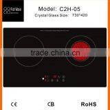 Vietnam Style 2015 Newest Product Best Quality Metal Cover Induction and Ceramic Plate in Kitchen Appliance