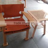 Knock-down solid wood chair New design leisure wood furniture table & chair