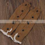 2015 Hot Sale Leg Warmers Long Cotton Women Wholesale Lace Boot Socks thumbnail-5