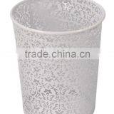 Office Engraved Waste Baskets/Bin (flora Pattern) thumbnail-2