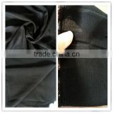 Formal Black Wool Chiffon Abaya