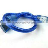 Mini USB B Male To USB A Female Extend Data Cable M/F Cord High Quality