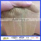 Golden Color Stainless Double Circular Ring Meshes for Custains