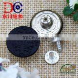 Lead-free Custom Logo Garment Shank Jeans Buttons Metal Spray Cap Copper Button