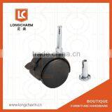 50mm Swivel Casters Office Chair Wheels Castors With Lock and Plate Made in China thumbnail-5