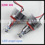 Car Led Headlight Angel Eyes Led Marker Bulb H8 32W no Error for Bmw F01 F10 x5 E70 E71 Angel Eye Led Marker Super White