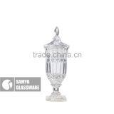 SAMYO Handmade Hot Sale Cheap Clear Glass Nuts Storage Jar With Glass Lid thumbnail-1