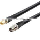 RF Pigtail SMA Male to RP-TNC Female Cable LMR400 Crimp Connector thumbnail-1