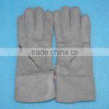 Hand Made Leather Mitten Fur Skin Double Face Fur /leather Gloves,KZ140034 thumbnail-1