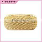 Wholesale Fashion Gold Clutch Evening BagMetal Frame thumbnail-1