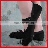 Top Sell Canvas Ballet Pointe Shoes Black Wholesale thumbnail-1