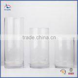 Recycled Home Decoration Clear Glass Cylinder Vases Classic Tall Glass Vases thumbnail-2