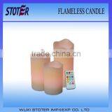 Decrative LED Candle/flameless Flickering Candles With Remote/remote Flameless Candles