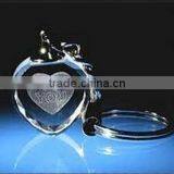 Yiwu Years Crystal Glass Key Chains for the Valentine's Day 30*20*15mm(R-2301)