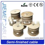 10 Year-experienced, Cheaper price high quality semi-finished coaxial cable RG59/RG6/RG7/RG11 without PVC