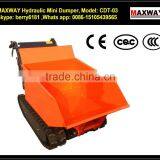 500 Kg Cheap Customized Mini All Terrian Tracked Hydraulic Dumper , CE / ISO / SGS , Model: CDT03 thumbnail-5