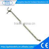 All Wire Galvanized 12-Inch 300 mm Metal Pegboard Hook, Single Peg Hook thumbnail-1