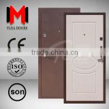 YIJIA Russia white steel mdf wooden door,YJRH58