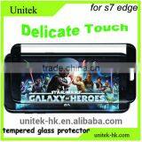 2016New Products! Factory Full Cover Mobile Acessories Tempered Glass Screen Protector Film for Samsung s7 Edge