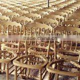 Rental Stackable Wedding Wood President Chair thumbnail-3