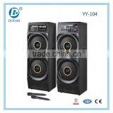 Bluetooth Speaker for Stage Outdoor With Remote and Wireless Mic and Led Light YY-104 thumbnail-1