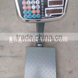 electronic digital bench weight scale with stainless steel indicator