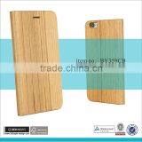 New Design Flip Cover for Iphone 6 ,flip Wood Case for Iphone thumbnail-2
