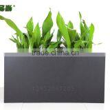 Matt Black Rectangle Wholesale Price FRP Flower Pots thumbnail-1