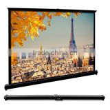 New Portable Projector Projection Screen with tripod Pull-down Matte White screen