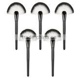 Black Handle Single Fan Powder Brush Make up Brush Wholesale thumbnail-2
