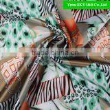 2015 Eclusive Debut Monroe Leopard Digital Printing Spring and Summer Women's Stretch Satin Fabric thumbnail-2