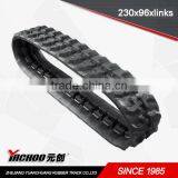RUBBER TRACK 230X96X33 FOR 321/322/323/E322/E320E/E322/E323 EXCVATOR TRACK thumbnail-1