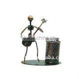 Decorative Iron Mesh Brush Pot ZPXW-A3 thumbnail-1