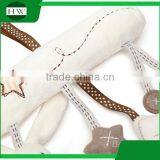 Wholesale Custom Soft Plush Rabbit Beer Musical Baby Kids Hanging Bed Stroller Rattle Toys thumbnail-3