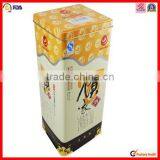 Factory Custom Print Rectangle Wine Tin Box thumbnail-2