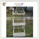 POWERLON Vintage 3-tier Metal Plant Stand Outdoor Garden Decor thumbnail-2