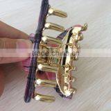 Whosale Hair Accessories 7CM Korean Acrylic Custom Print Hair Claw Clip For Women Hair Decorative thumbnail-4