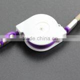 Custom Logo Printed Retractable 2 in 1 USB Data/Sync Charger Cable for Gift Promotion thumbnail-3