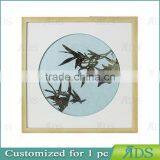 Framed Handmade Iron Slice Shadow Box Wall Decoration Bamboo Design thumbnail-4