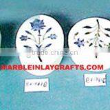 Natural Whiten Marble Inlay Jewellery Box thumbnail-1