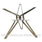 New Model Living Room Furniture,Stainless Steel Coffee Table With Tempered Glass Top thumbnail-3