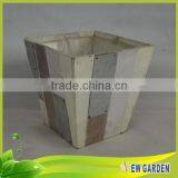 Advanced Materials Unique Sturdy Handmade Wooden Wall Basket thumbnail-6