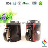 20oz Black Cheap Ceramic Coffee Mugs thumbnail-3