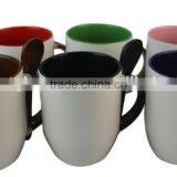 Double Color Ceramic Coffee Mug Set thumbnail-1