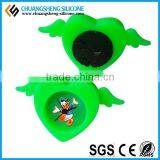 Angel Wings Shape Silicone Table Clock, Silicone Desk Clock