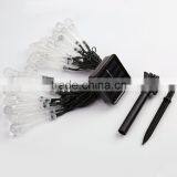 Solar Recharged LED Outdoor Multi-color Water Drop Fairy Lights thumbnail-6