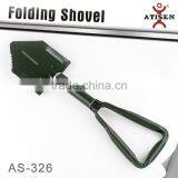 Steel FOLDING SHOVEL & PICK Case Camping Hunting Survival Compact Tool Military thumbnail-1