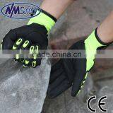 NMSAFETY 13g Sandy Nitrile Coated TPR Gloves Mechanic Impact Gloves thumbnail-1