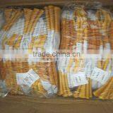 Double Palm Leather Work Glove With Cotton Back Rubberized Cuff thumbnail-2