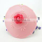 Cute Rose Silicone Watertight Cup/Mug Lid Cover thumbnail-3